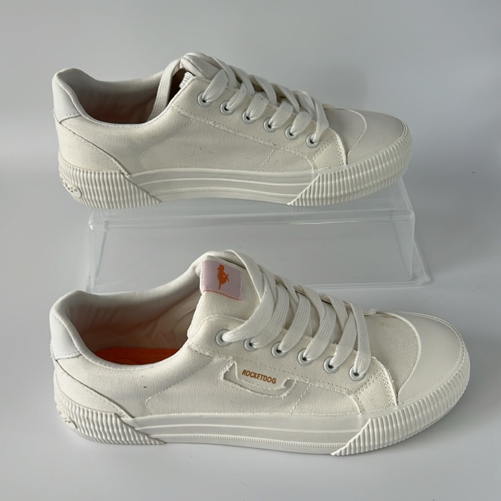 Rocket Dog Women’s White Sneakers Casual - 9 - Picture 2 of 9
